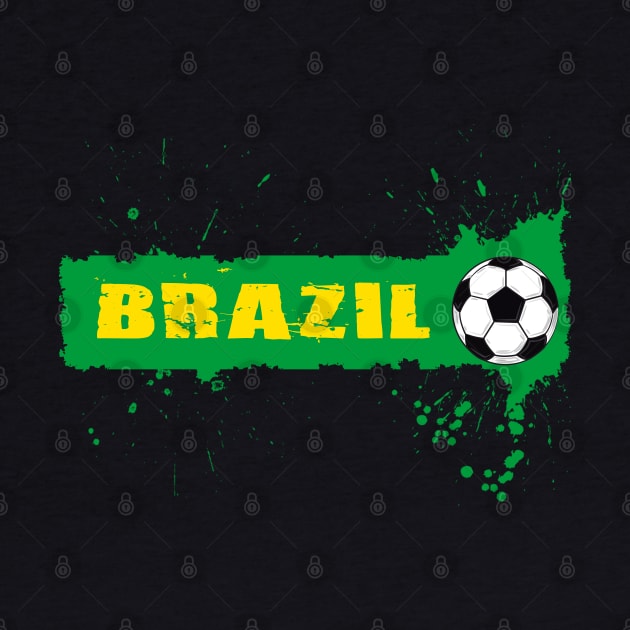 Brazil Soccer Brazil Futbol Football Brazilian Flag Jersey by JayD World